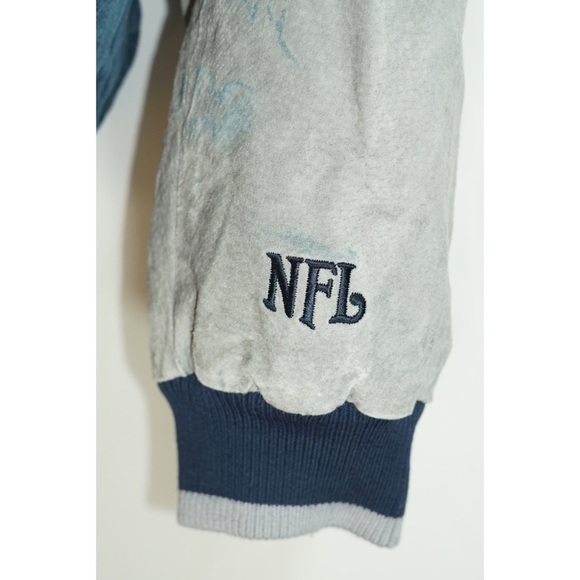 New England Patriots Leather Suede Jacket XXL - Picture 15 of 16